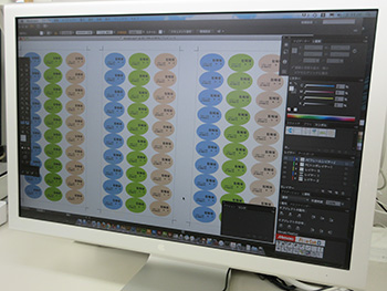 インクジェットプリントステッカー製作工程