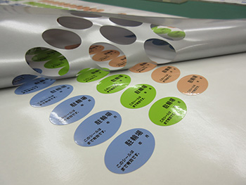 インクジェットプリントステッカー製作工程